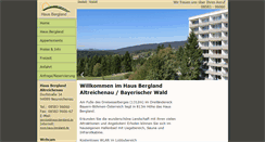 Desktop Screenshot of haus-bergland.de