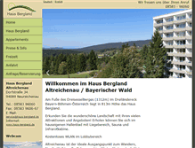 Tablet Screenshot of haus-bergland.de